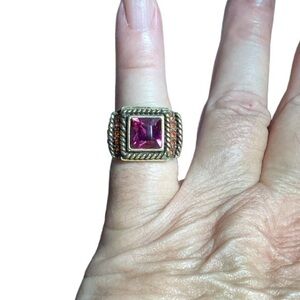 Heidi Daus Swarovski crystal ring size 6